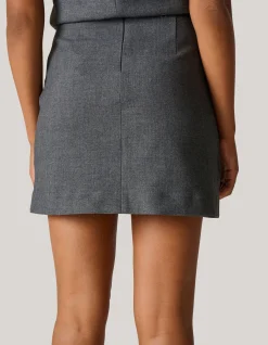 Shoeby Overslag Rok Grijs<DAMES Rokken
