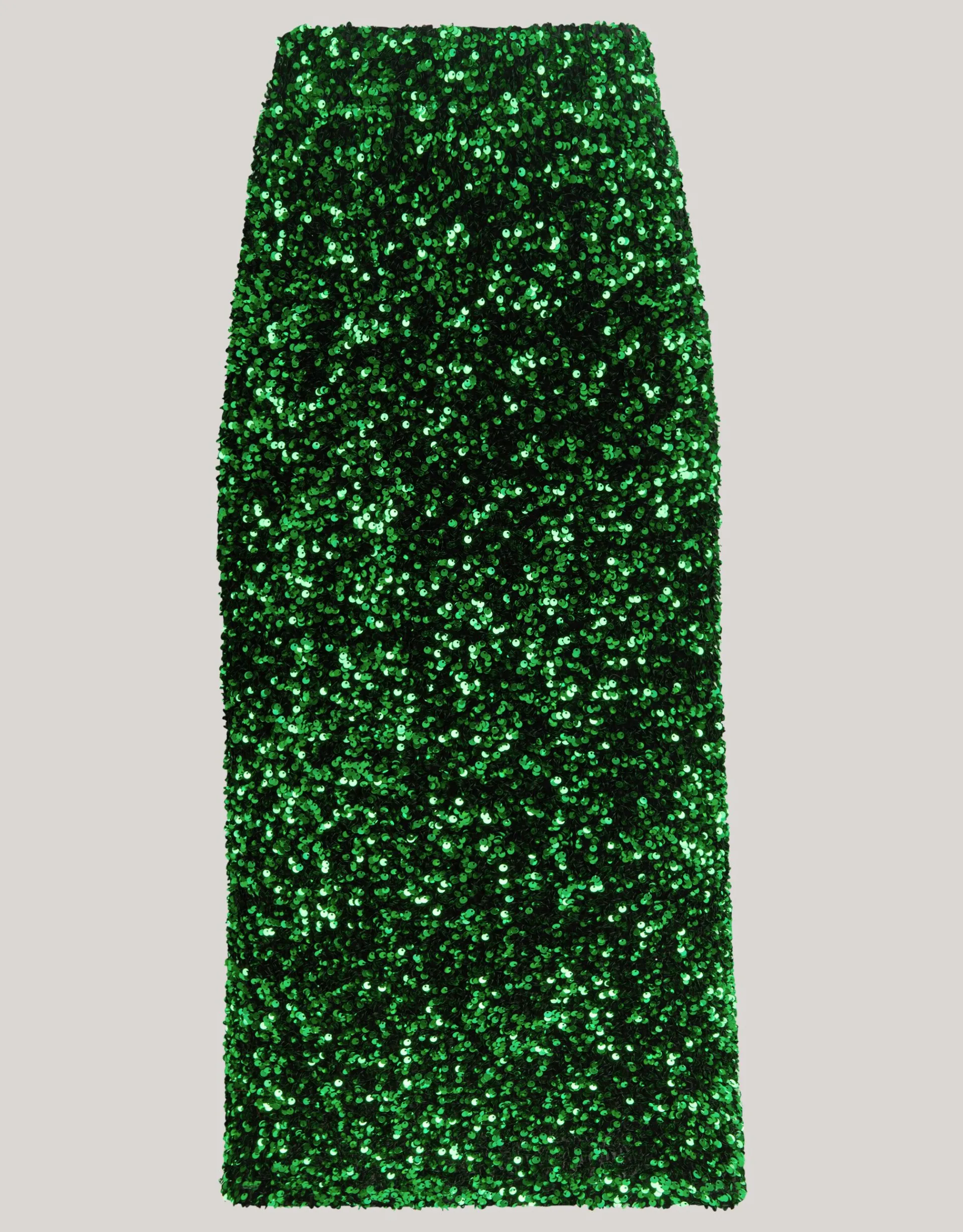 Shoeby Pailetten Maxi Rok Groen<DAMES Rokken