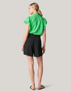 Shoeby Pantalon Short Zwart<DAMES Shorts