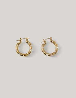 Shoeby Parel Hoop Oorbellen Goud<DAMES Sieraden