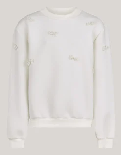 Shoeby Parel Sweater Gebroken Wit< Sweaters En Hoodies