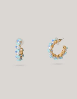 Shoeby Pearl Beaded Hoop Oorbellen Goud<DAMES Sieraden