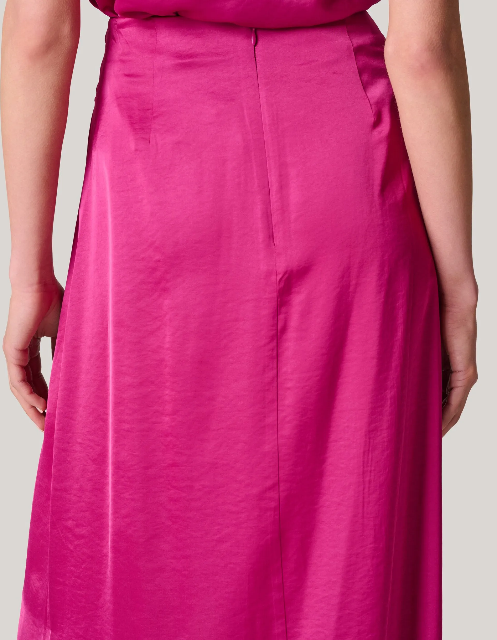 Shoeby Pierced Satijnen Rok Roze<DAMES Rokken