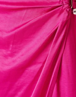 Shoeby Pierced Satijnen Rok Roze<DAMES Rokken