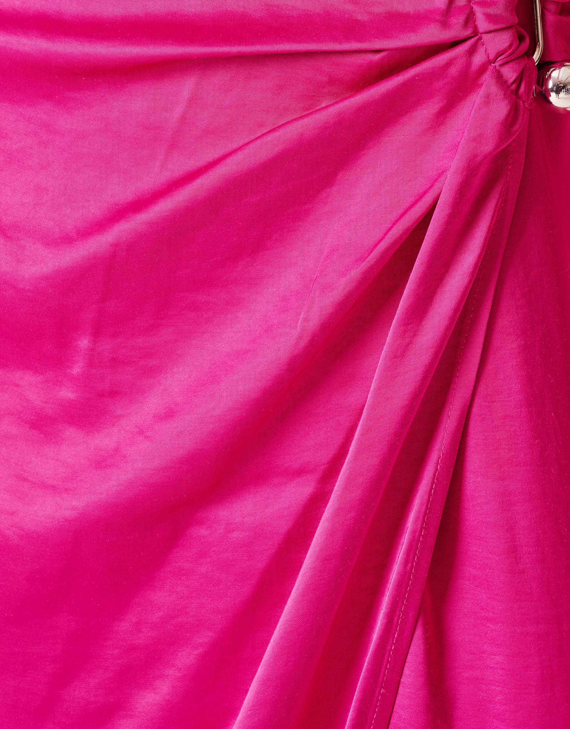 Shoeby Pierced Satijnen Rok Roze<DAMES Rokken