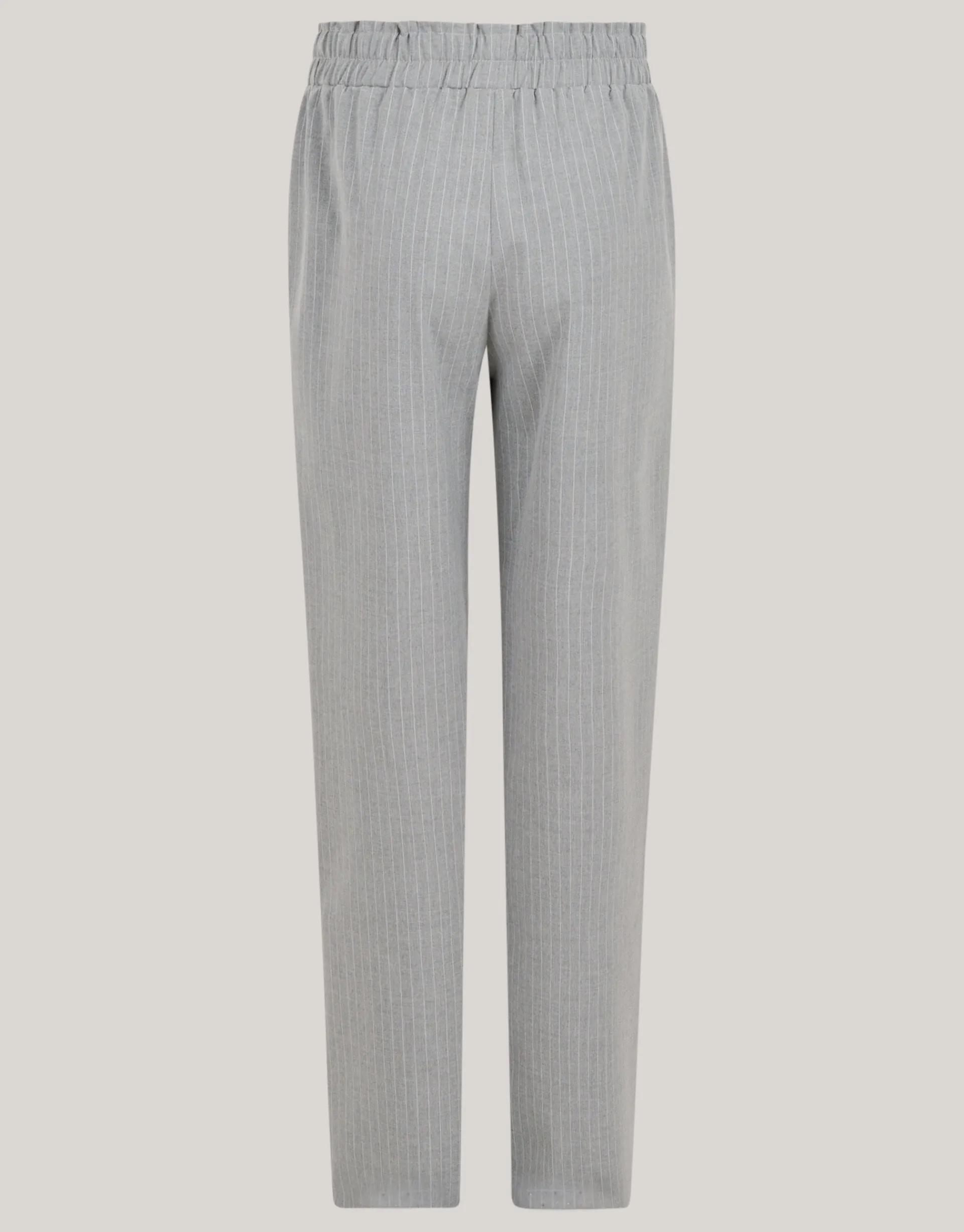 Shoeby Pinstripe Strass Pantalon Lichtgrijs< Broeken