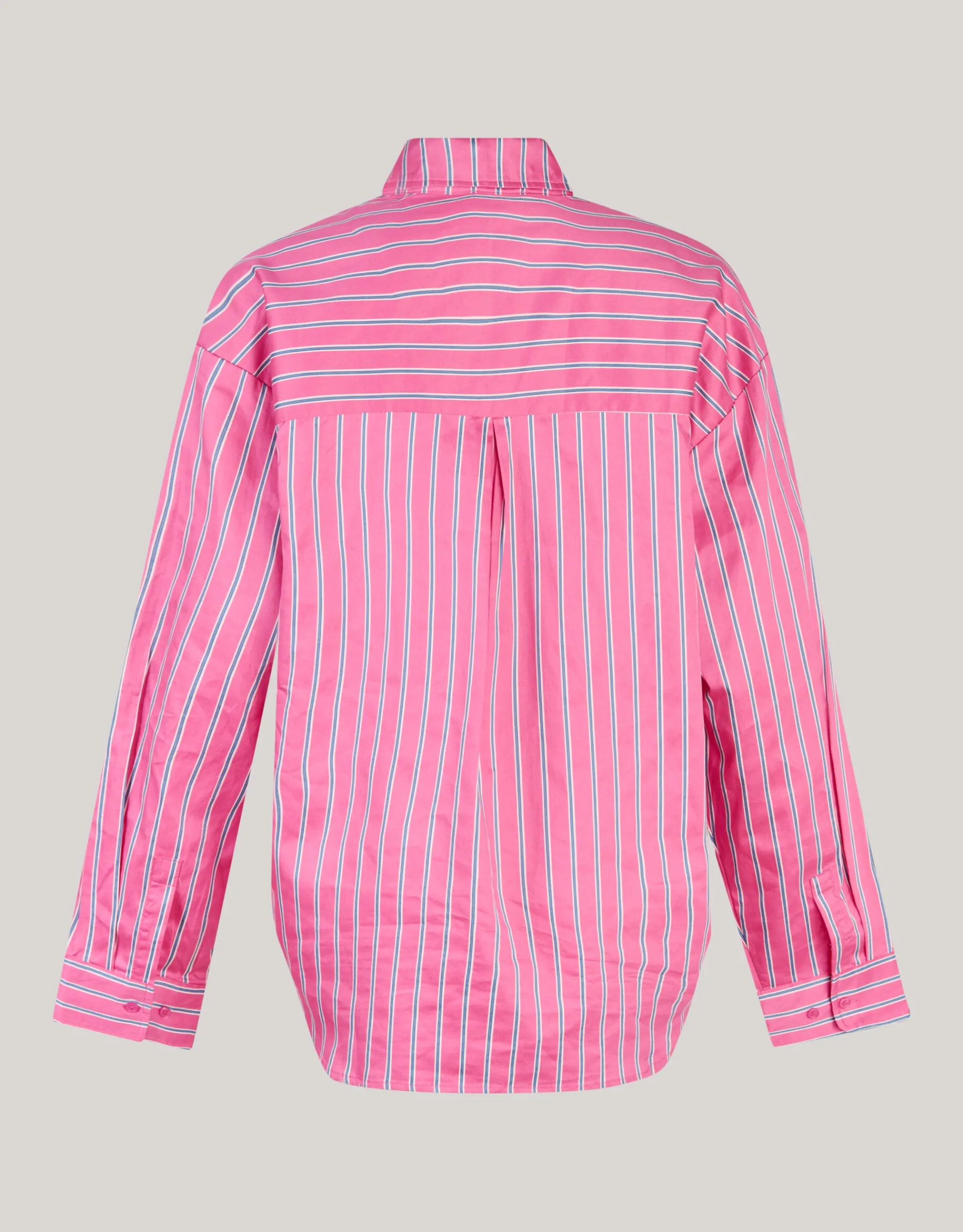 Shoeby Pinstripe Studs Blouse Roze<DAMES Blouses