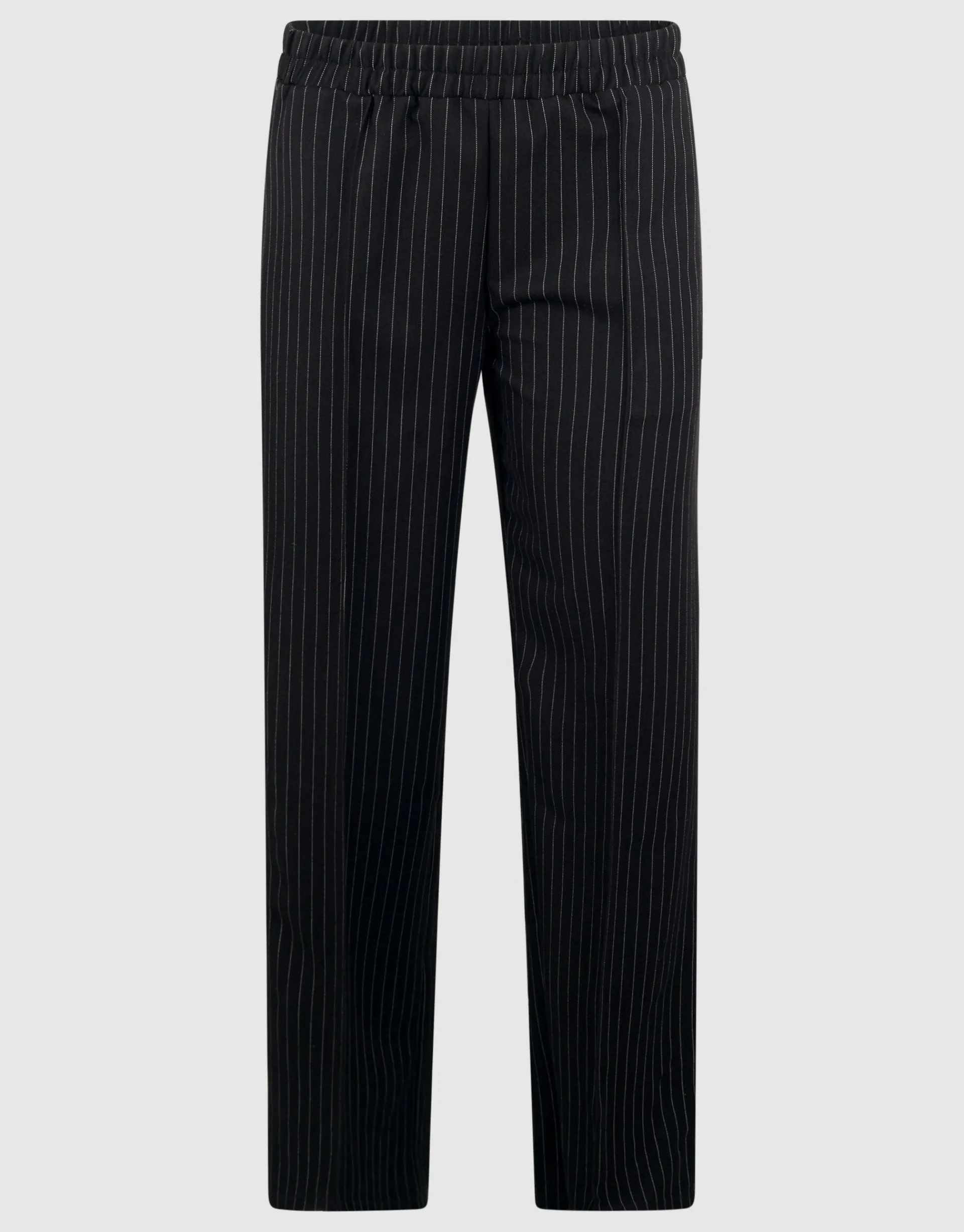 Shoeby Pinstripe Wide Leg Broek Zwart<DAMES Broeken