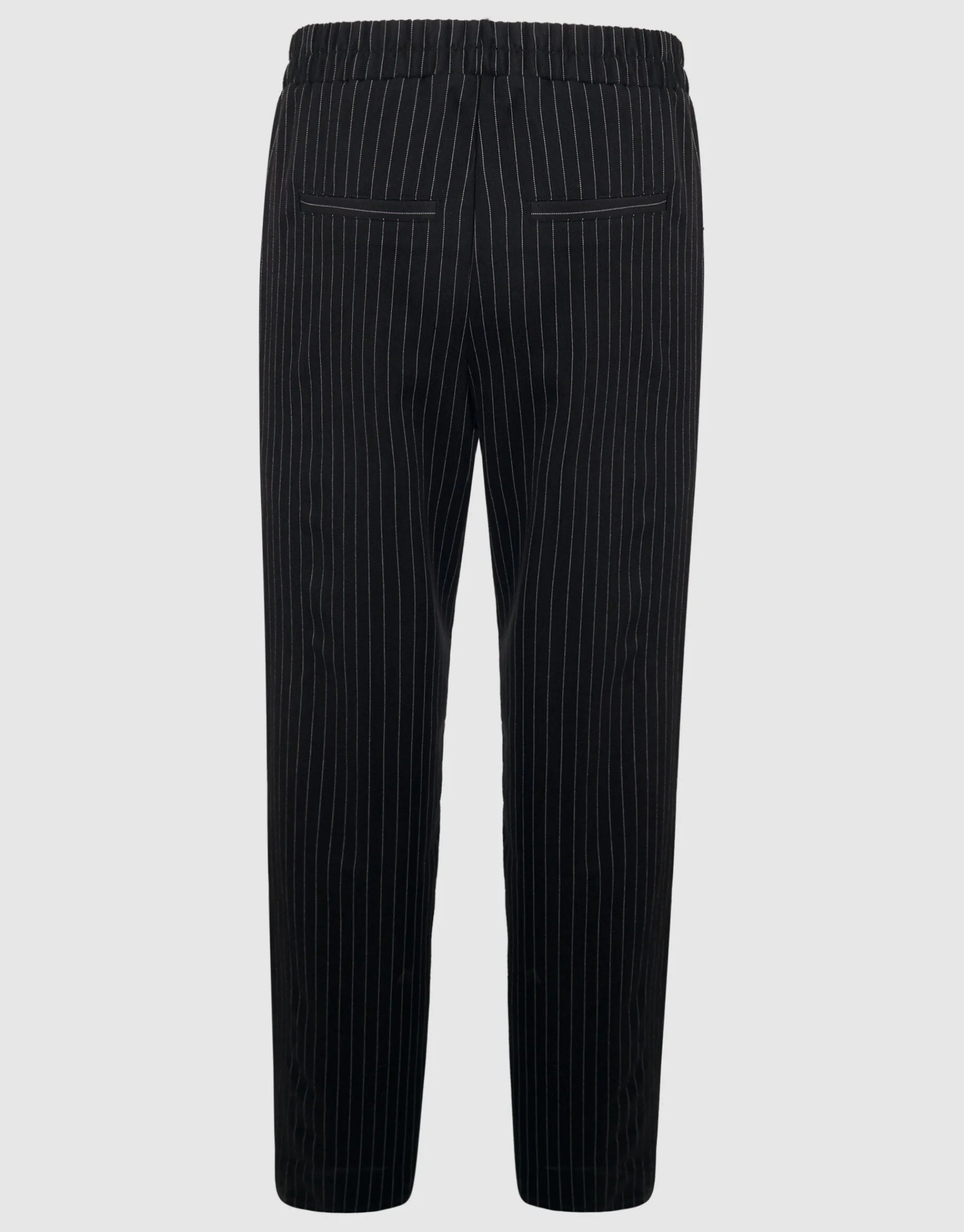 Shoeby Pinstripe Wide Leg Broek Zwart<DAMES Broeken