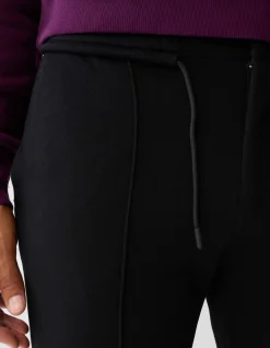 Shoeby Pique Broek Zwart<Heren Broeken