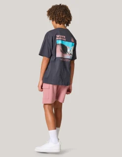Shoeby Pique Cargo Short Donkerroze< Shorts