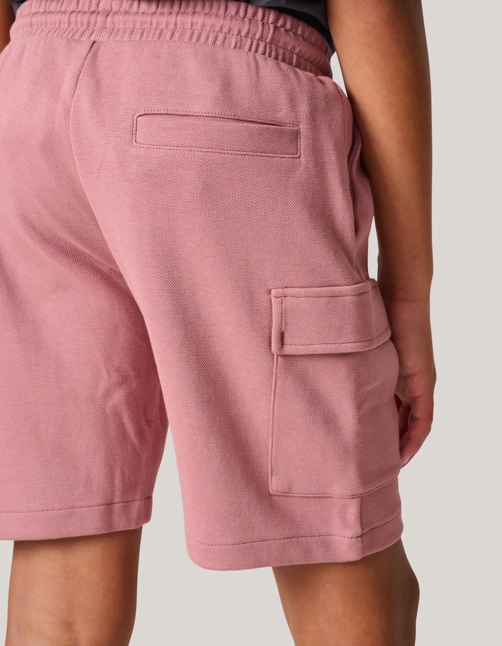 Shoeby Pique Cargo Short Donkerroze< Shorts