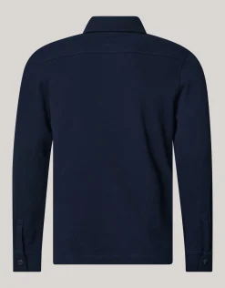 Shoeby Pique Overshirt Zwart<Heren Overshirts