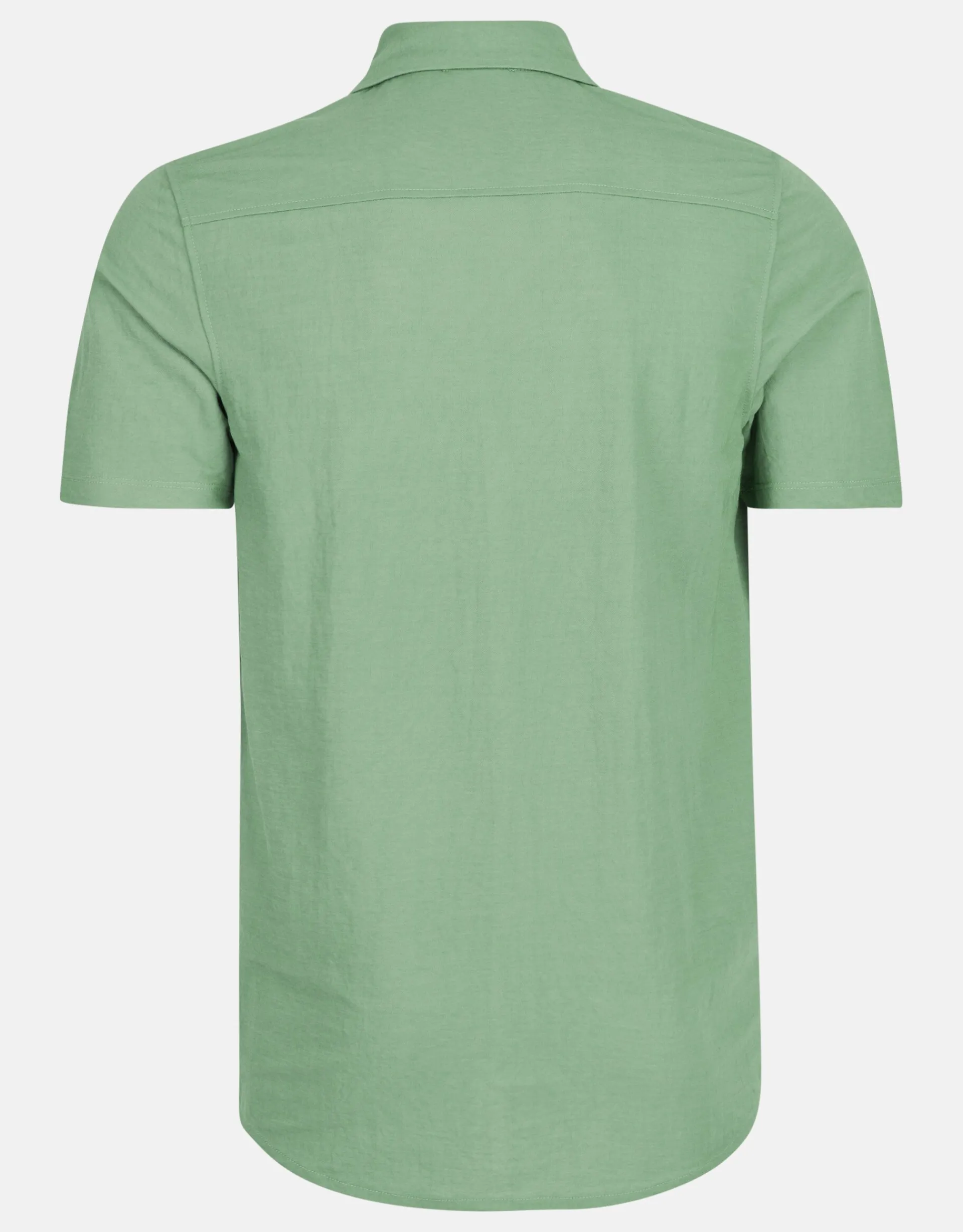 Shoeby Pique Shirt Groen<Heren Overhemden