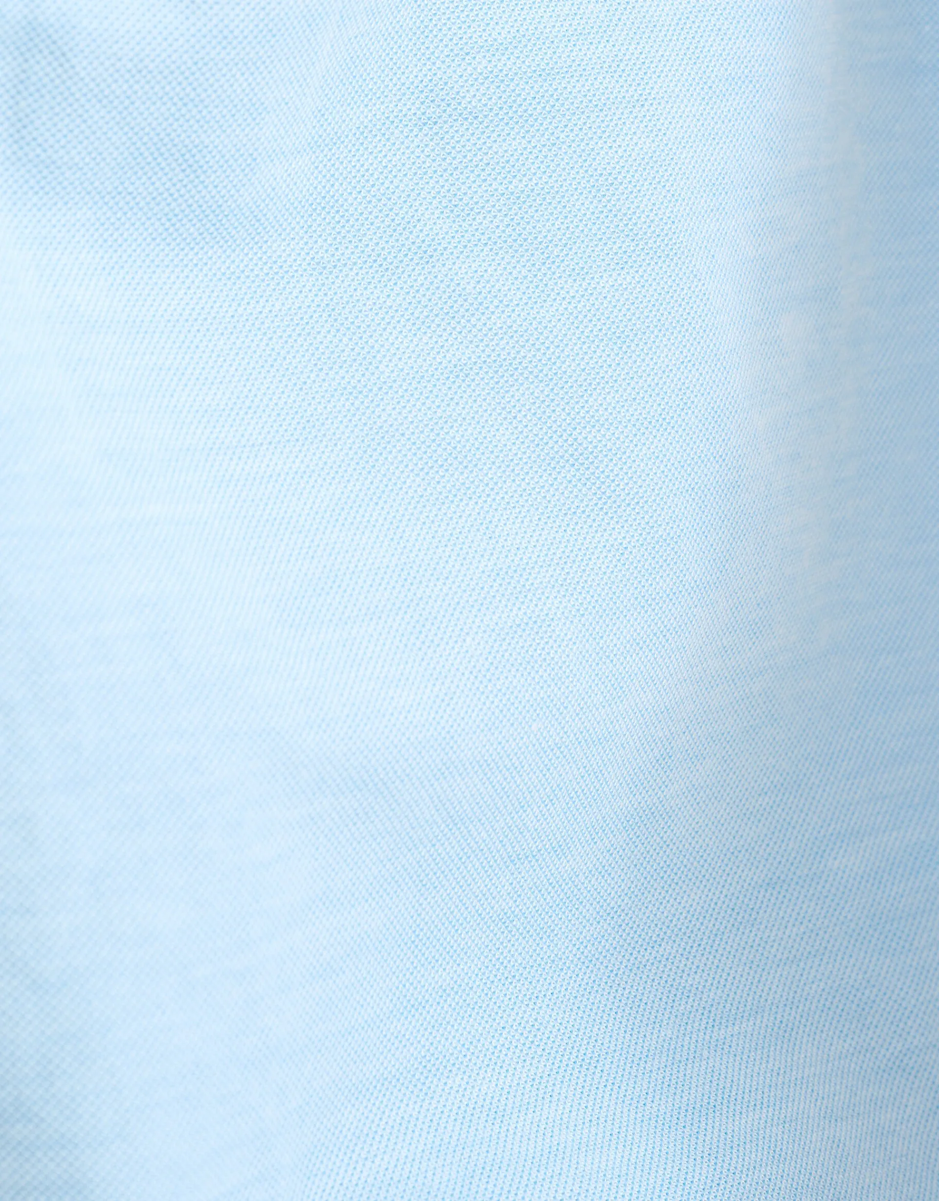 Shoeby Pique Shirt Lichtblauw<Heren Overhemden