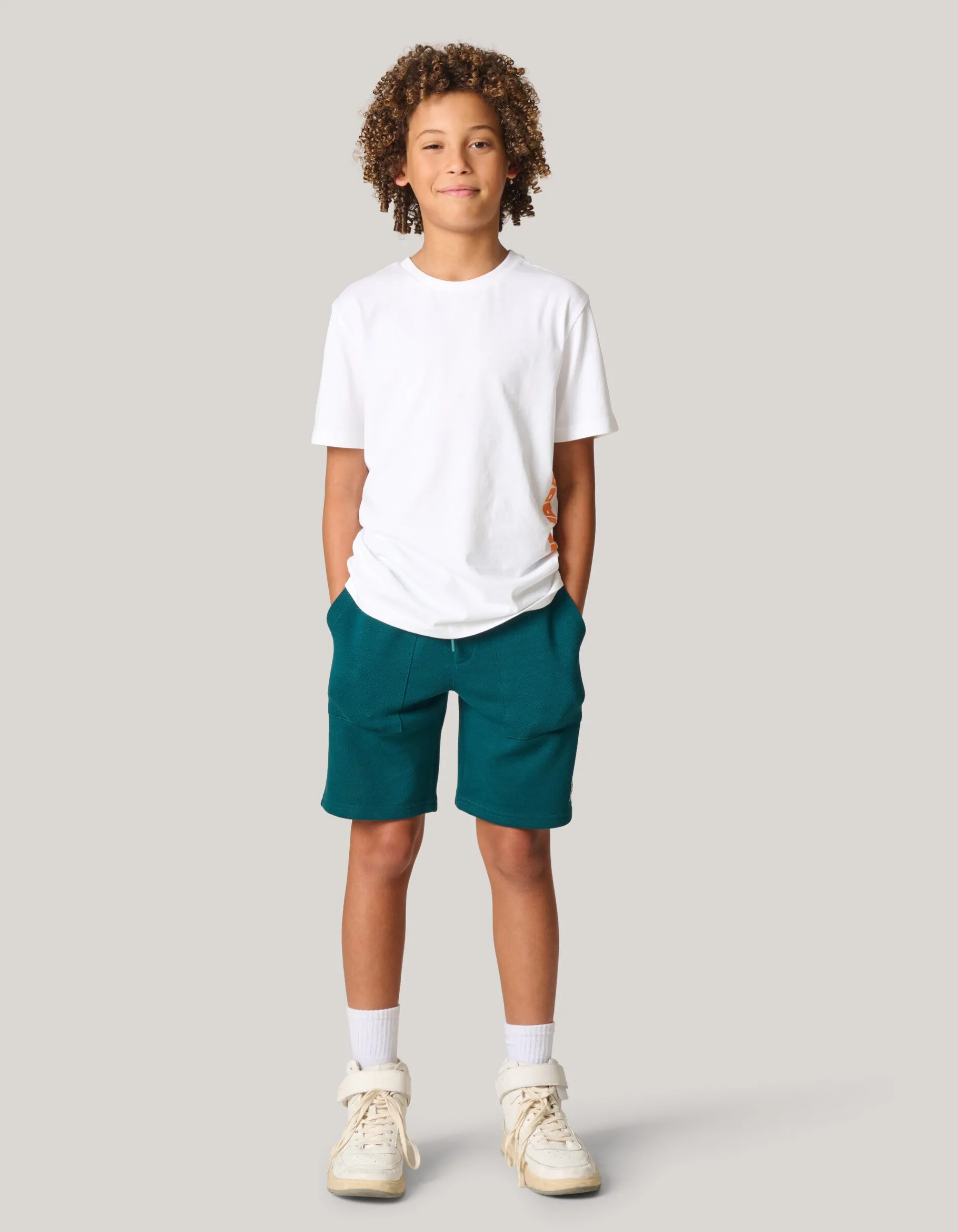 Shoeby Pique Short Donkergroen< Shorts