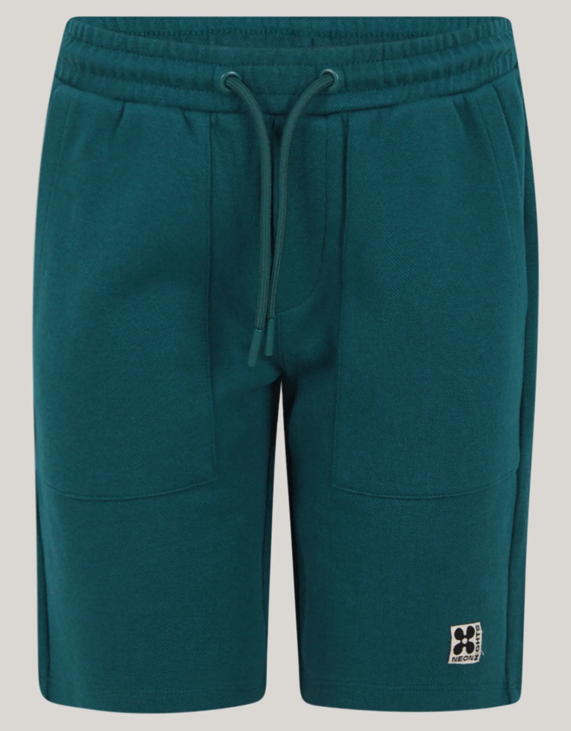 Shoeby Pique Short Donkergroen< Shorts