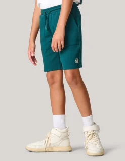 Shoeby Pique Short Donkergroen< Shorts