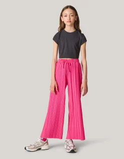 Shoeby Plissé Broek Roze< Broeken