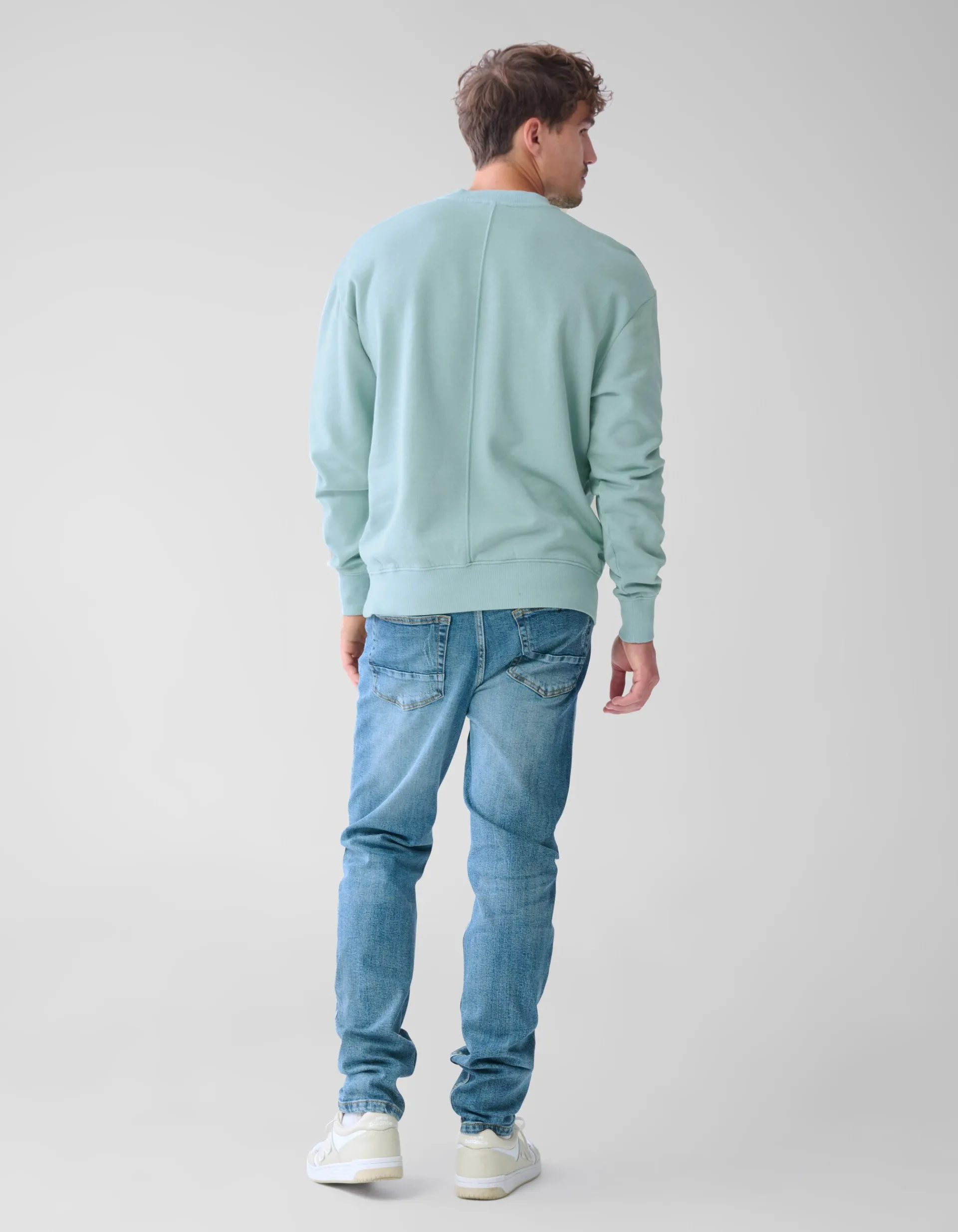 Shoeby Pocket Sweater Lichtgroen<Heren Truien En Sweaters