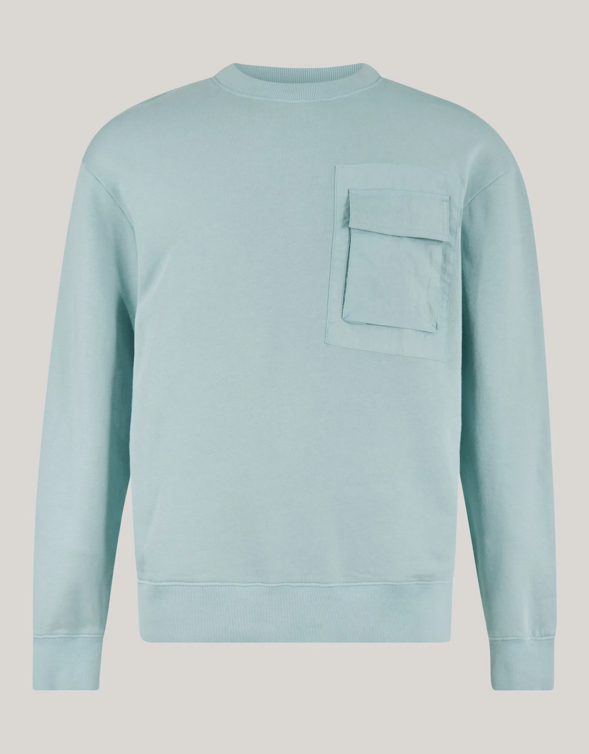 Shoeby Pocket Sweater Lichtgroen<Heren Truien En Sweaters