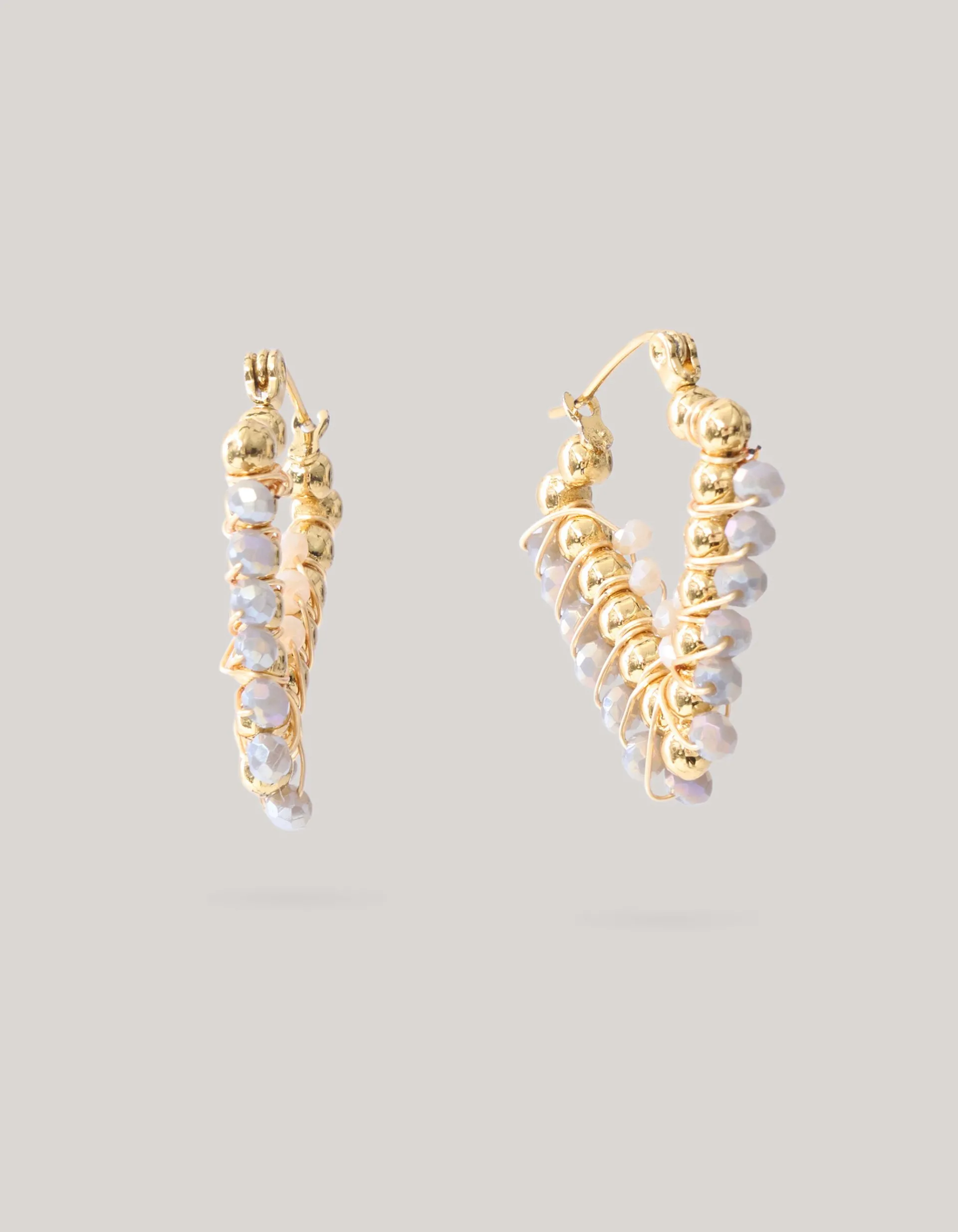 Shoeby Pointy Beaded Oorbellen Goud<DAMES Sieraden