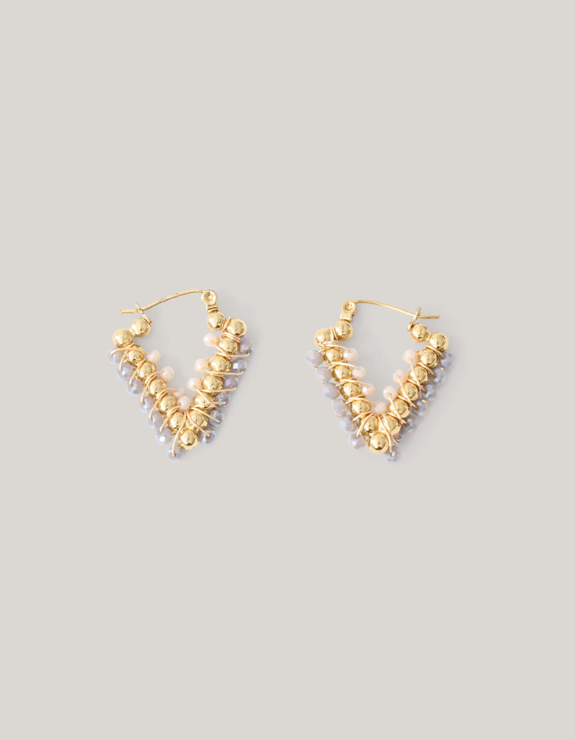 Shoeby Pointy Beaded Oorbellen Goud<DAMES Sieraden