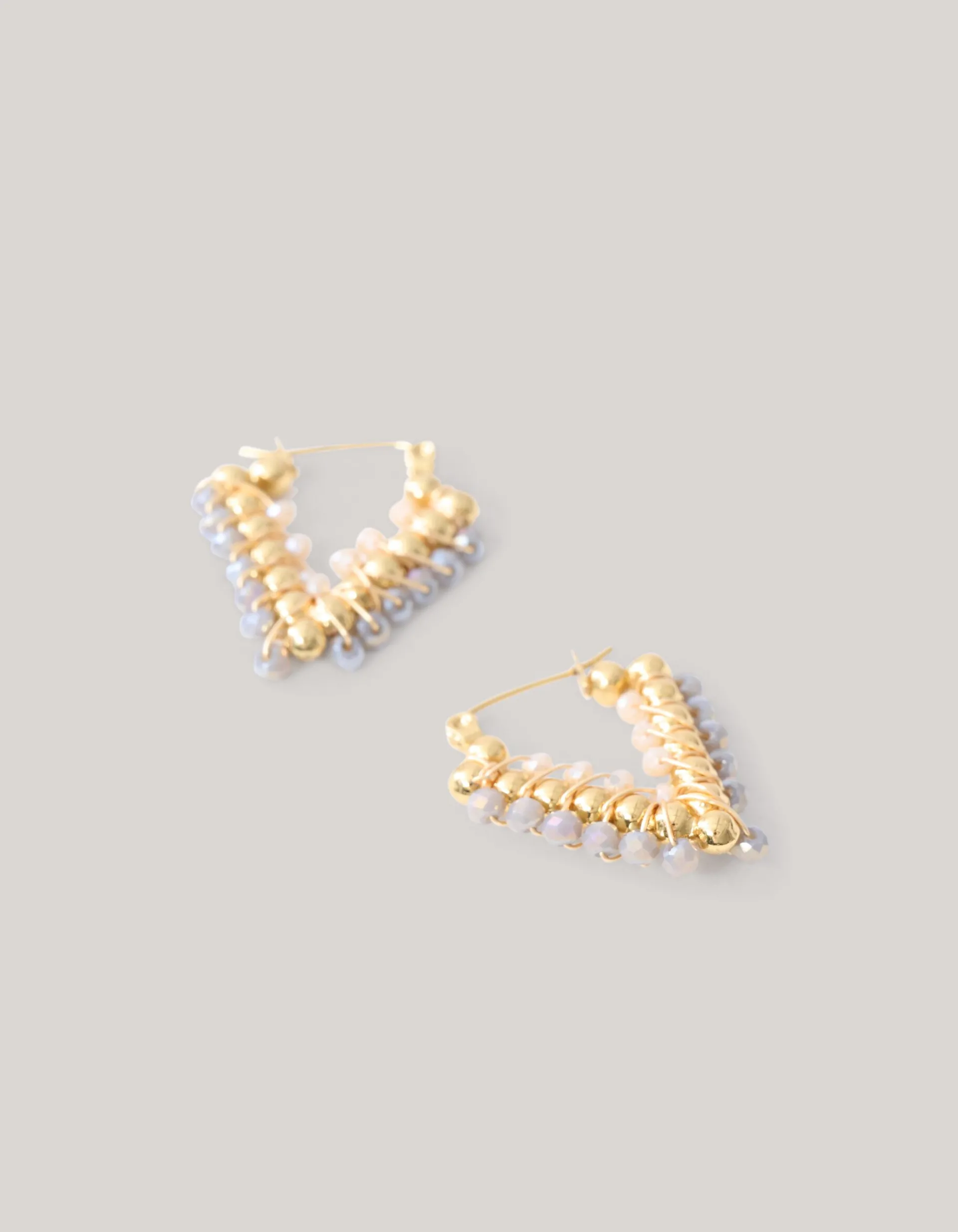 Shoeby Pointy Beaded Oorbellen Goud<DAMES Sieraden