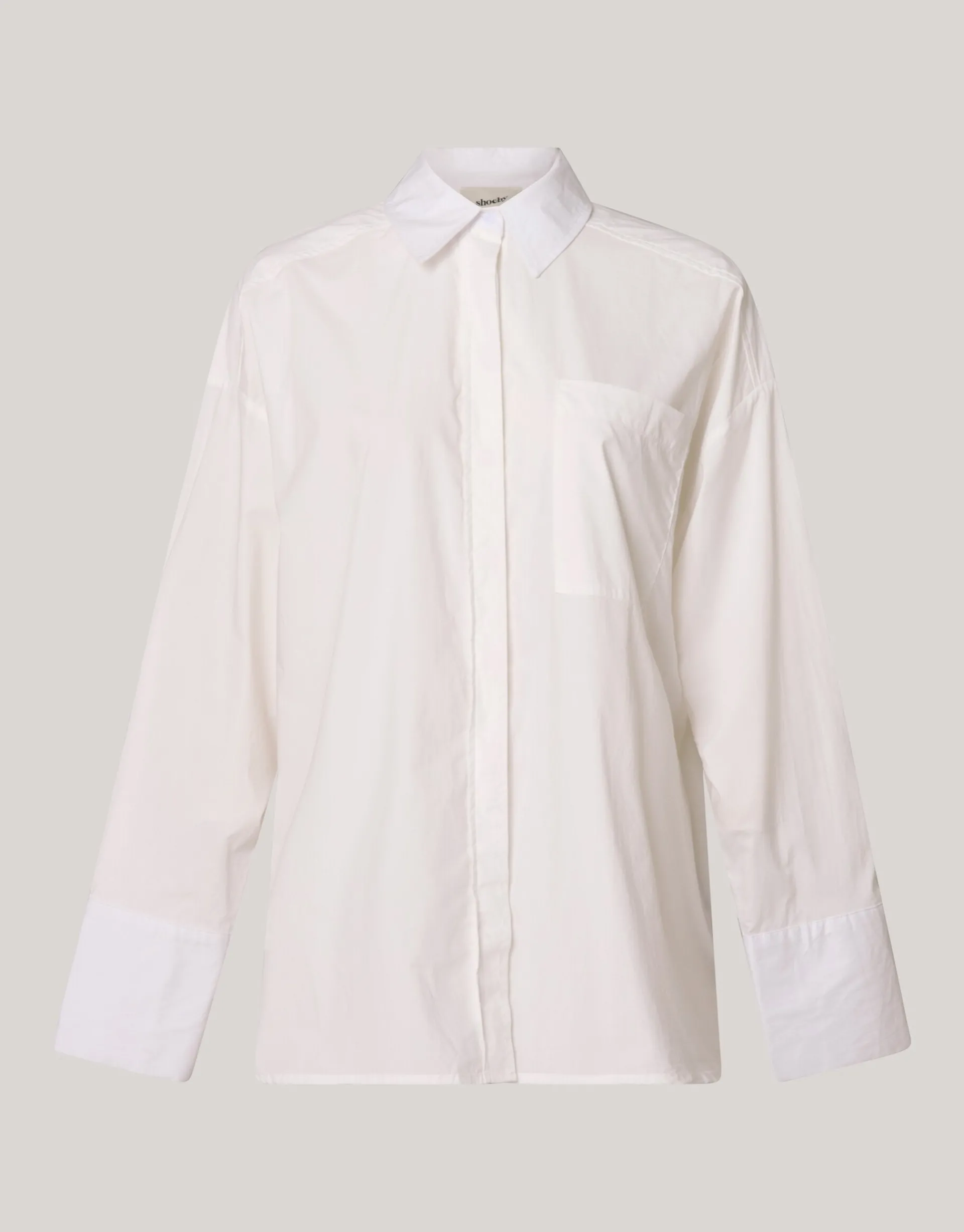 Shoeby Poplin Blouse Wit<DAMES Blouses