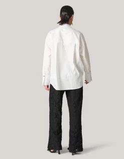 Shoeby Poplin Blouse Wit<DAMES Blouses