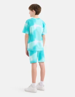 Shoeby Print Short Blauw< Shorts
