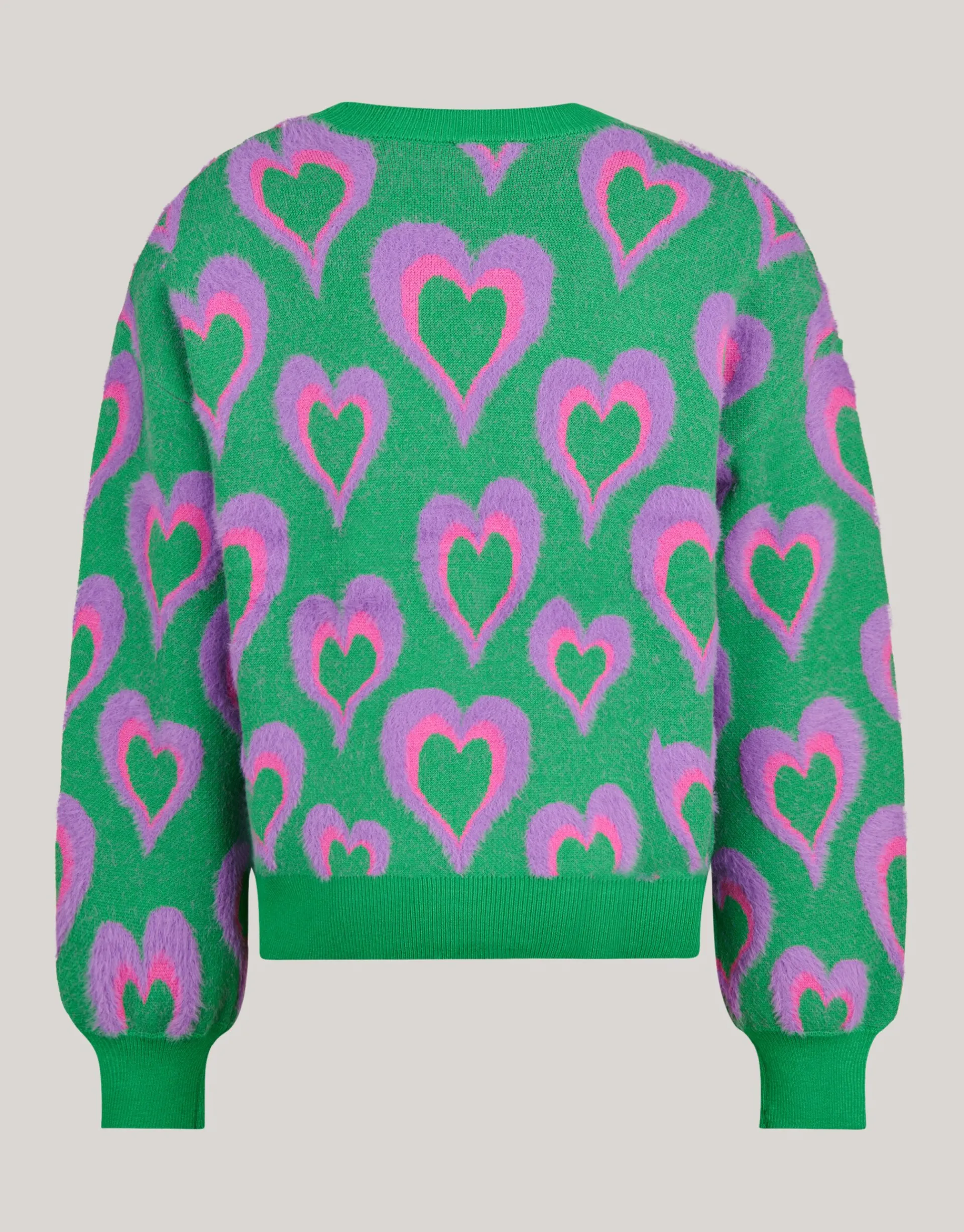 Shoeby Printed Cardigan Groen< Gebreide Truien