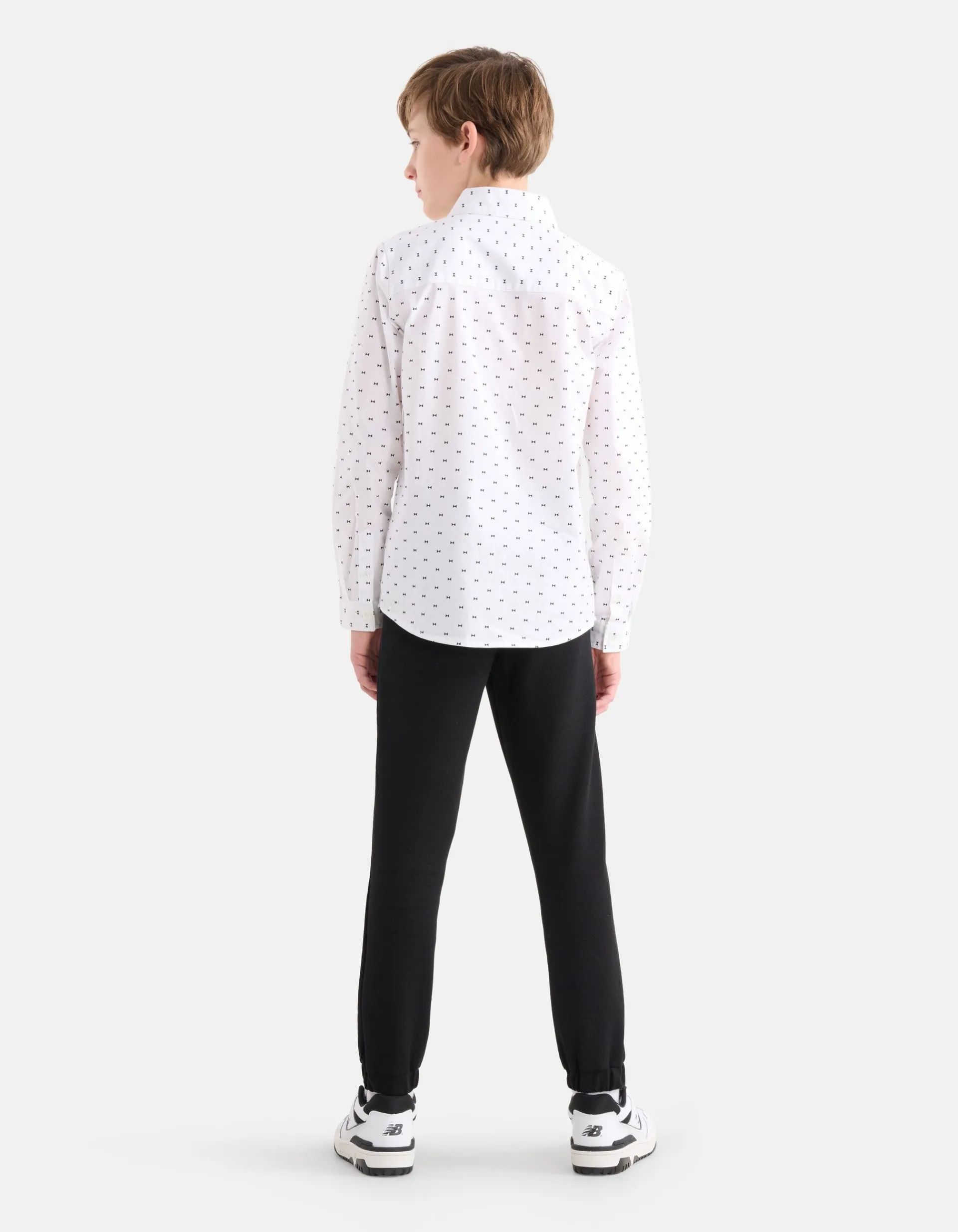 Shoeby Printed Overhemd Wit< Overhemden