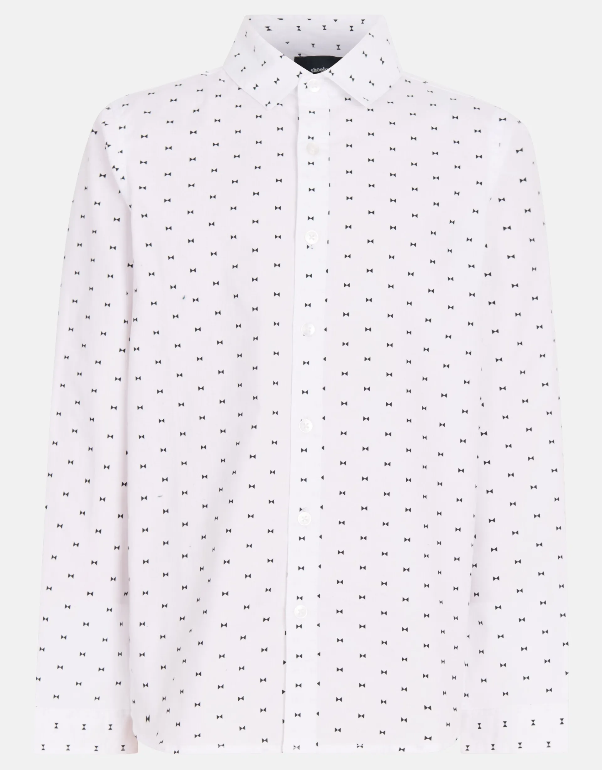 Shoeby Printed Overhemd Wit< Overhemden