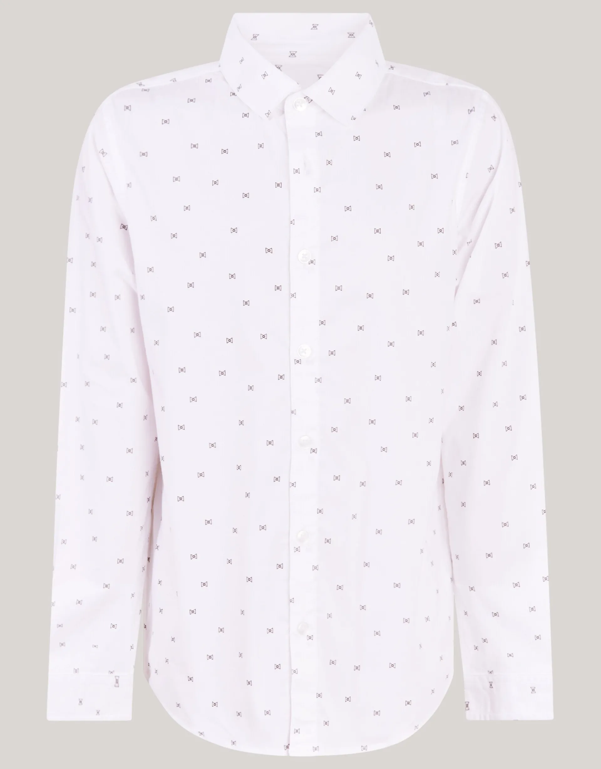 Shoeby Printed Overhemd Wit< Overhemden
