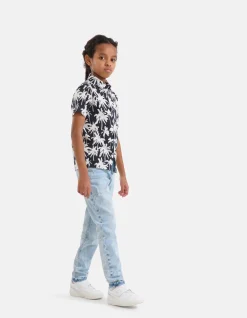 Shoeby Printed Overhemd Zwart/Wit< Overhemden