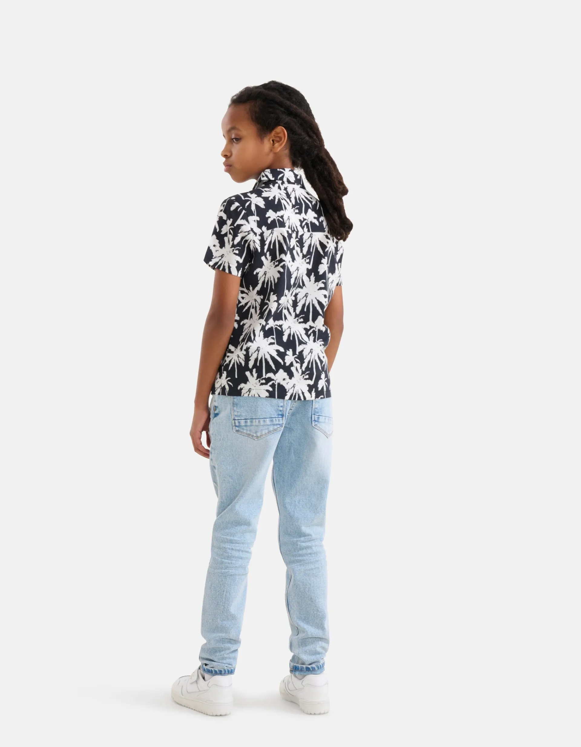 Shoeby Printed Overhemd Zwart/Wit< Overhemden