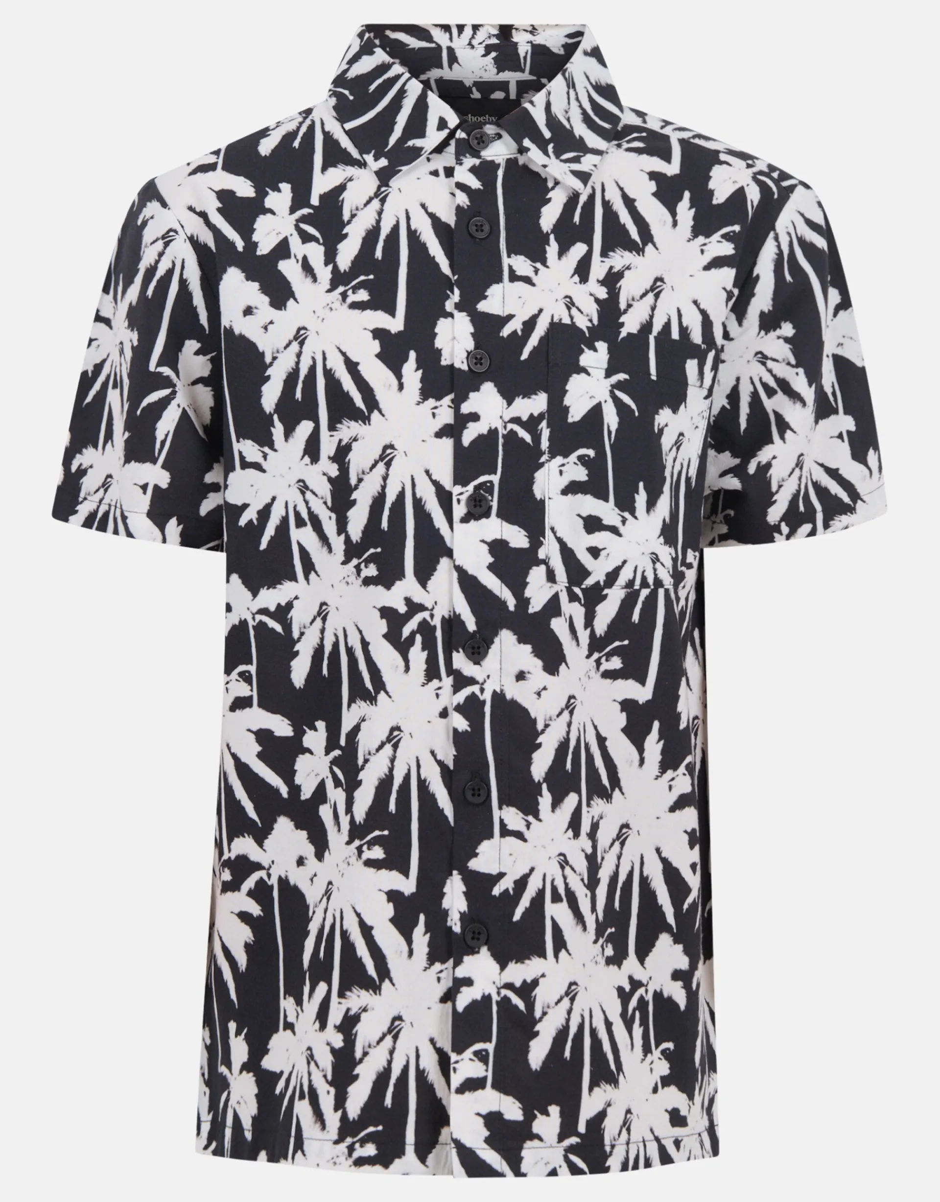 Shoeby Printed Overhemd Zwart/Wit< Overhemden