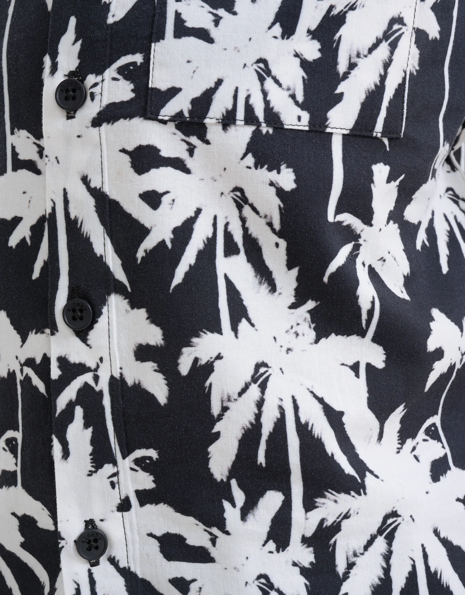 Shoeby Printed Overhemd Zwart/Wit< Overhemden