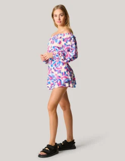 Shoeby Printed Short Gebroken Wit<DAMES Shorts