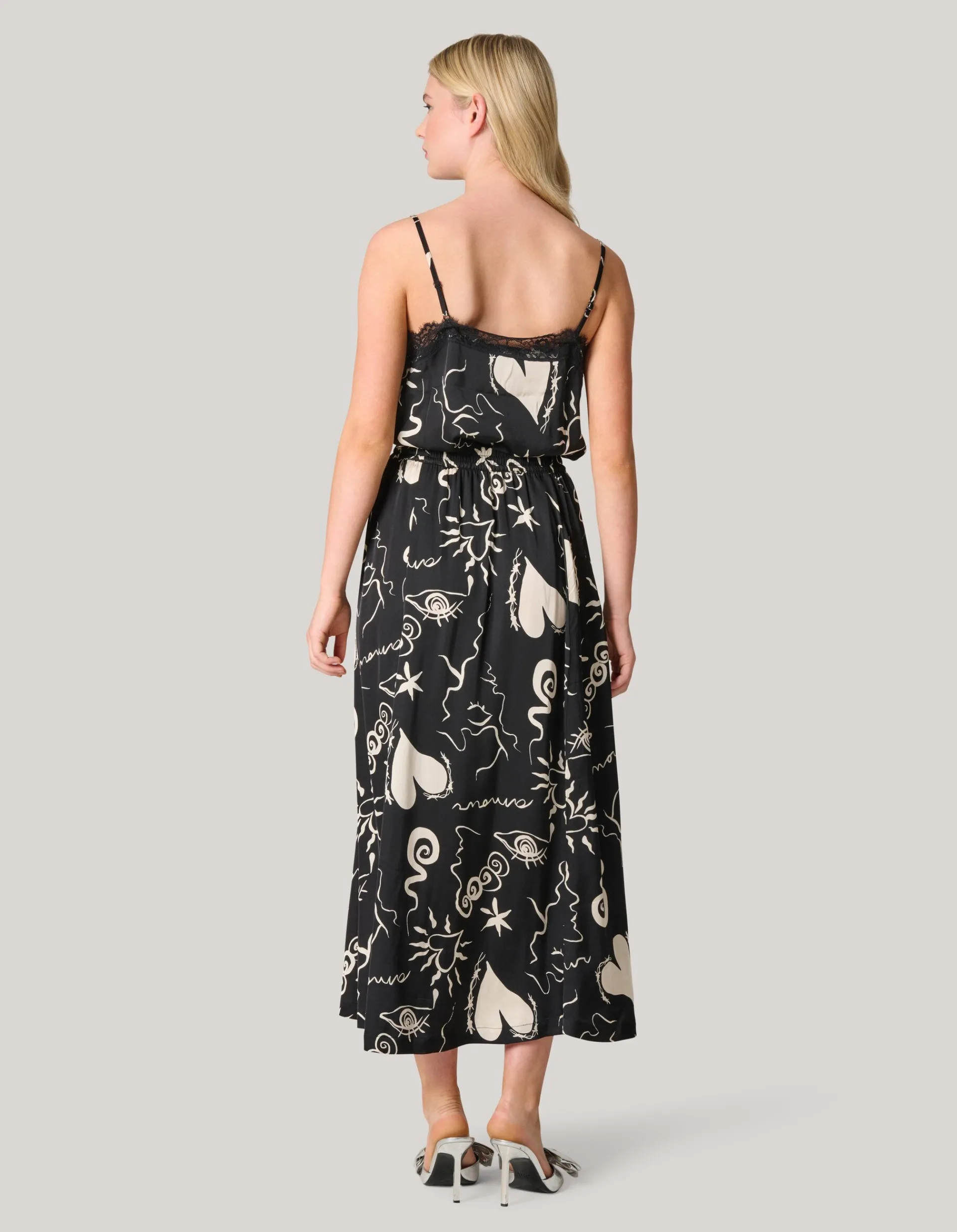 Shoeby Printed Singlet Zwart<DAMES Tops