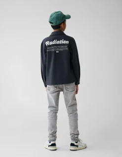 Shoeby Printed Structuur Overshirt Donkergrijs< Jacks