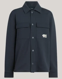 Shoeby Printed Structuur Overshirt Donkergrijs< Jacks