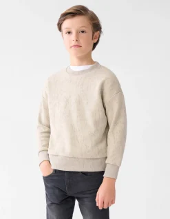 Shoeby Printed Sweater Beige< Gebreide Truien|Sweaters