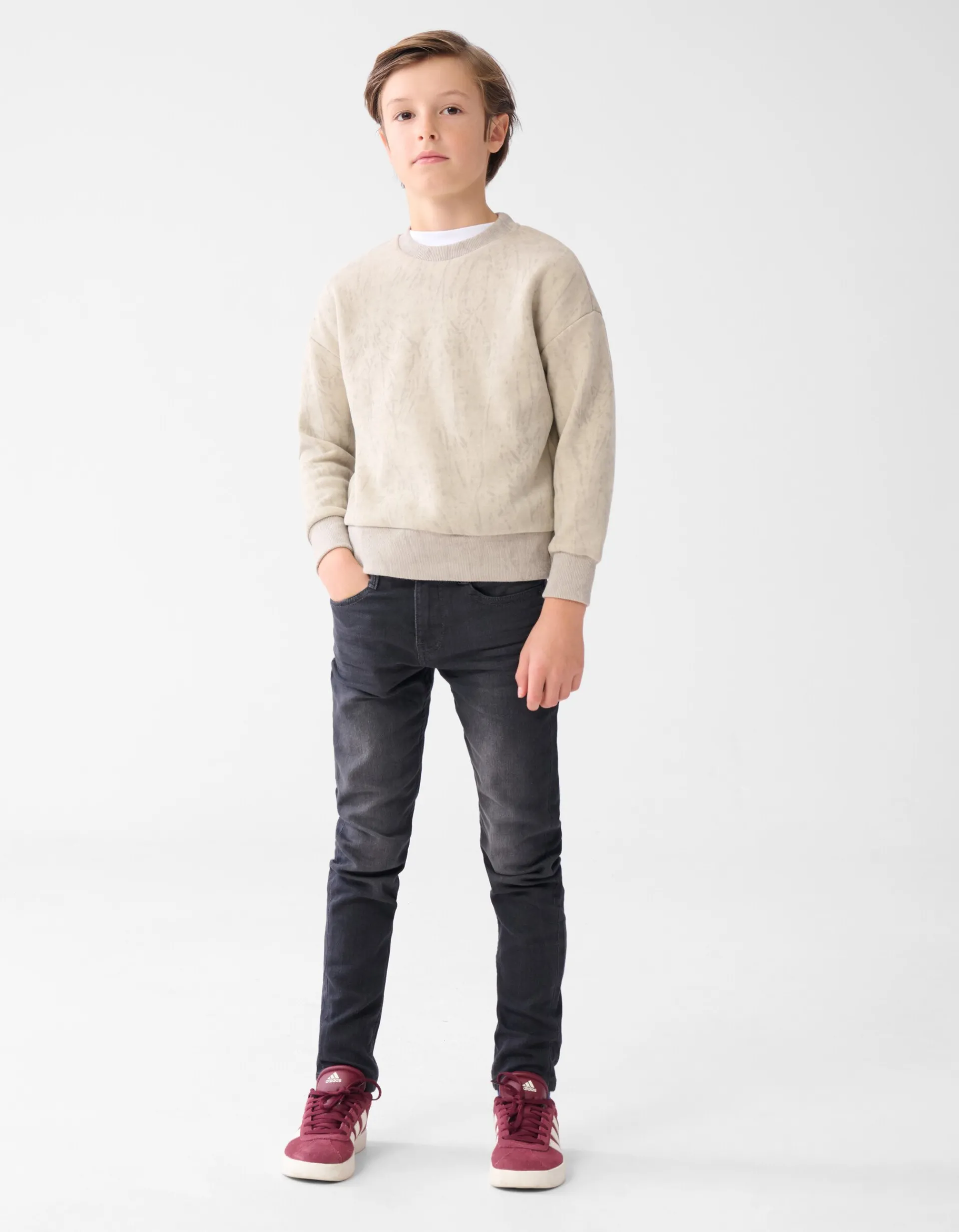 Shoeby Printed Sweater Beige< Gebreide Truien|Sweaters