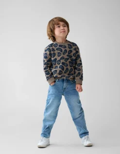 Shoeby Printed Sweater Bruin< Gebreide Truien|Sweaters