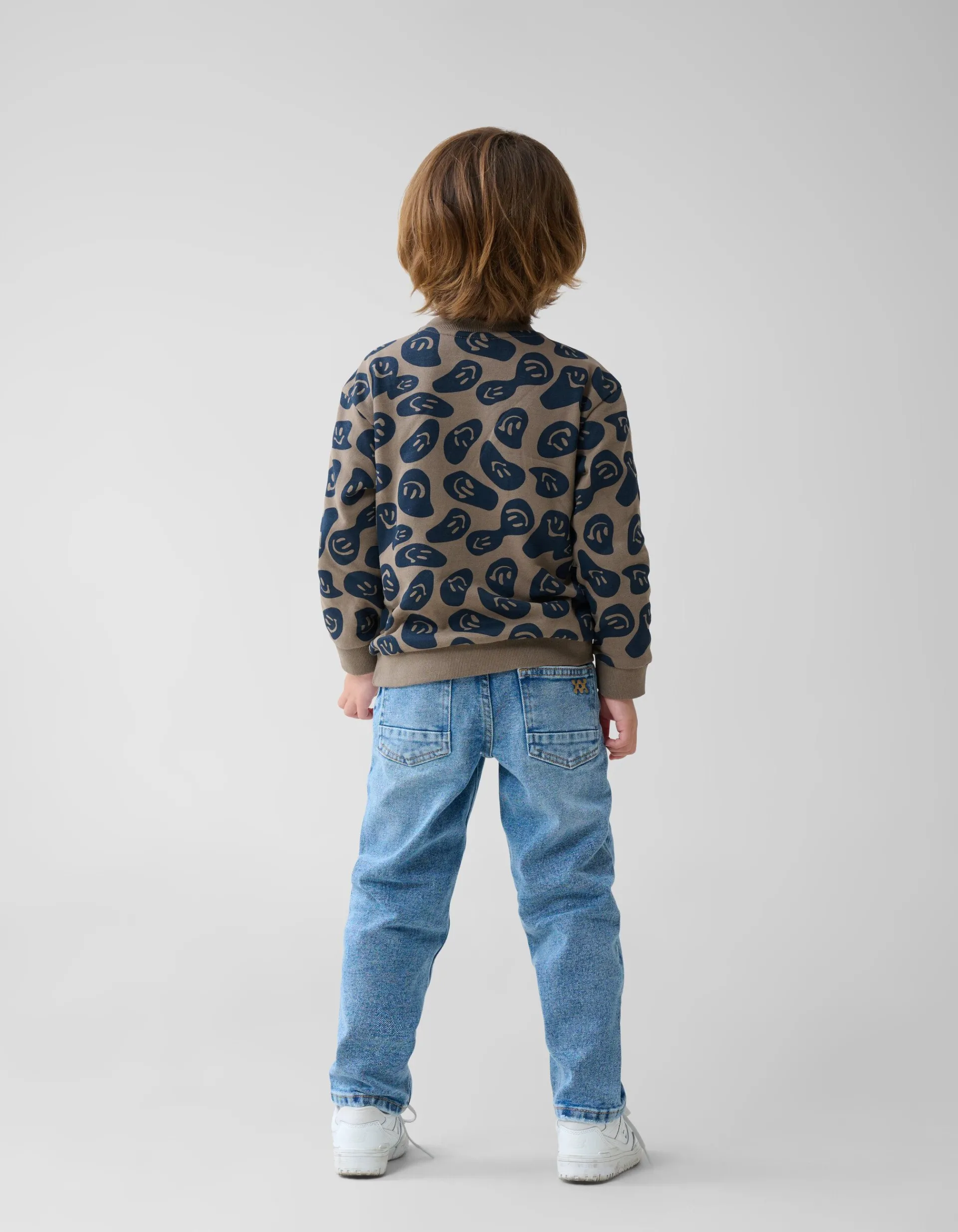 Shoeby Printed Sweater Bruin< Gebreide Truien|Sweaters