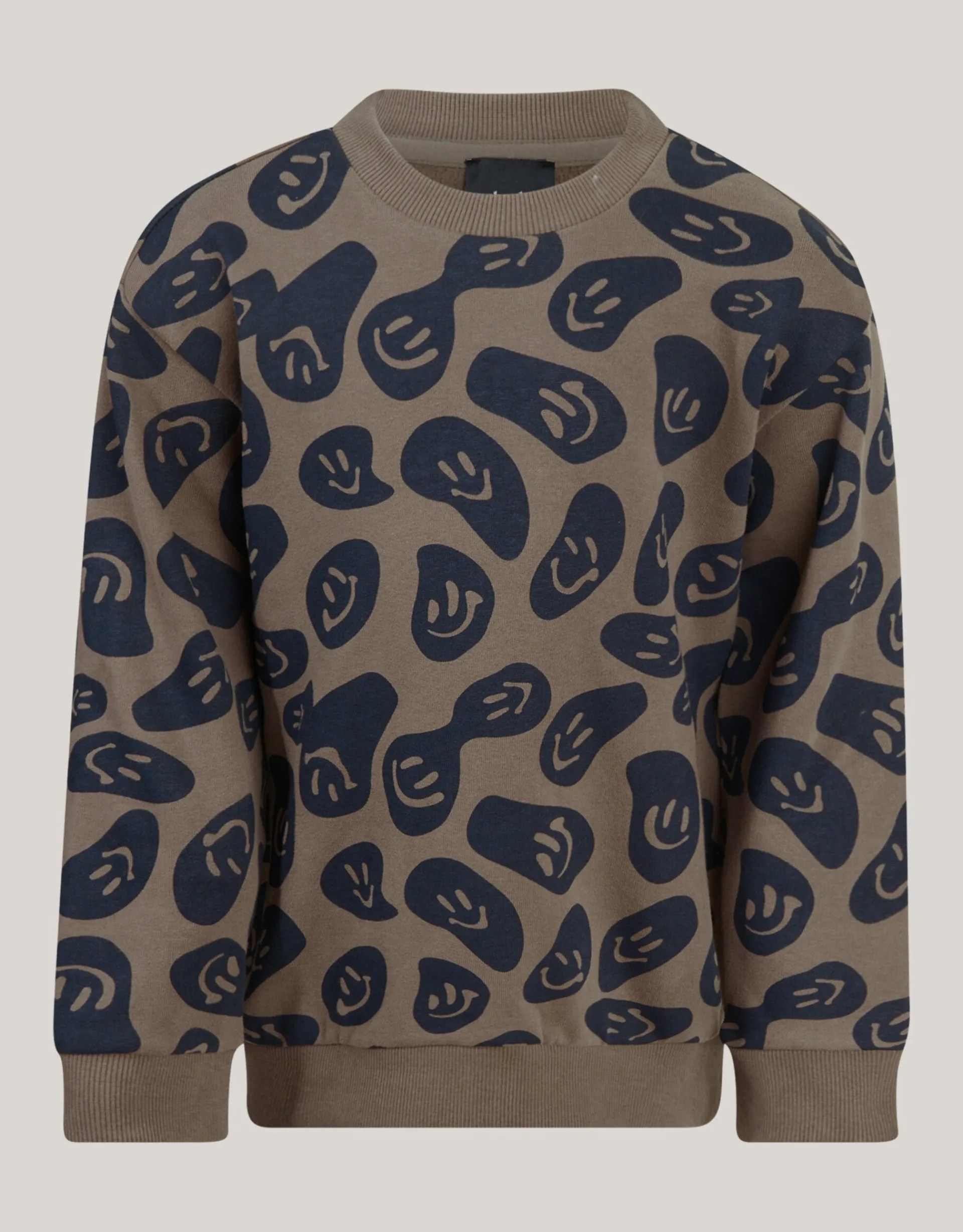 Shoeby Printed Sweater Bruin< Gebreide Truien|Sweaters