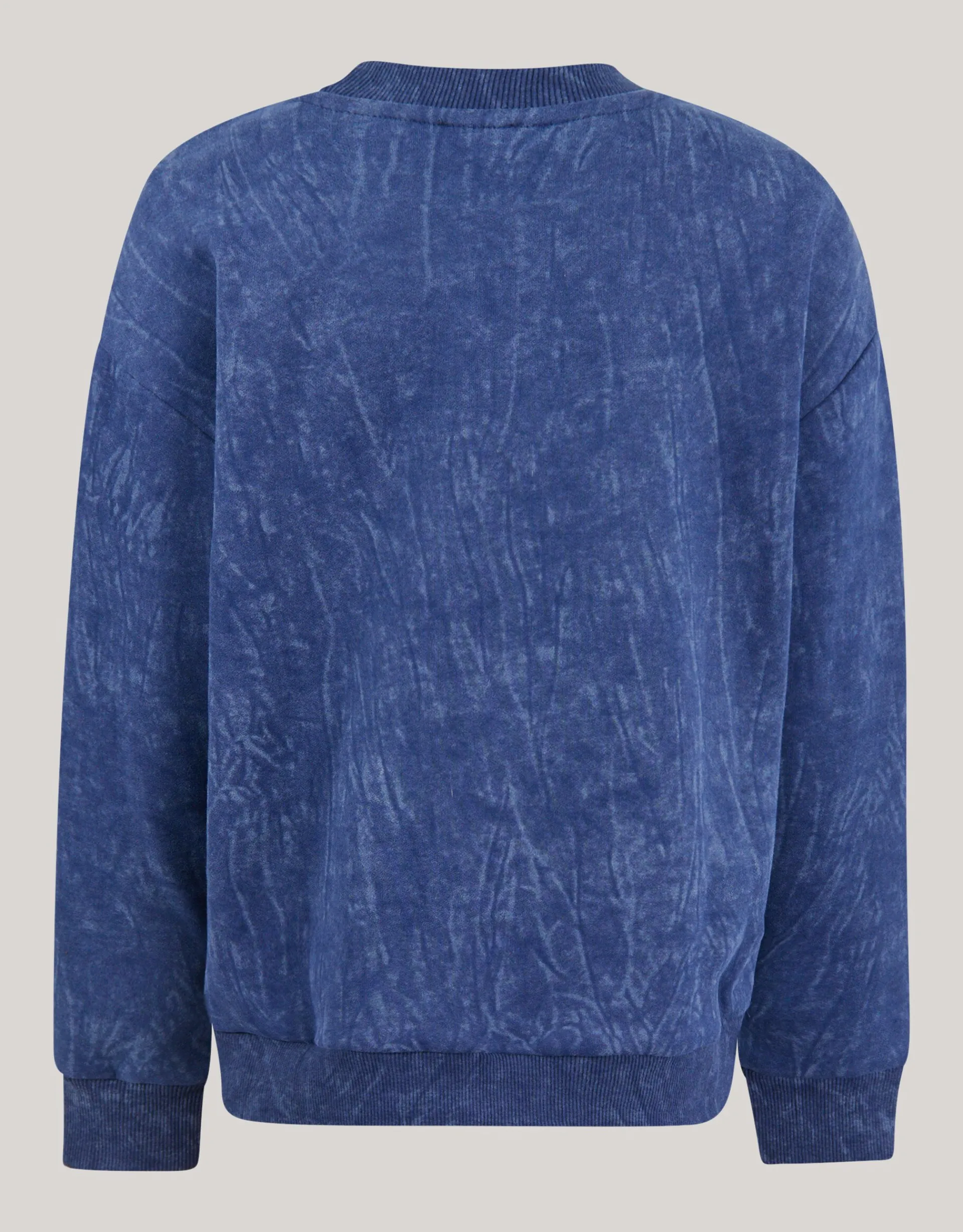Shoeby Printed Sweater Donkerblauw< Gebreide Truien|Sweaters