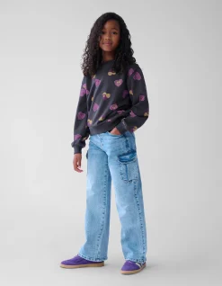 Shoeby Printed Sweater Donkergrijs< Sweaters En Hoodies